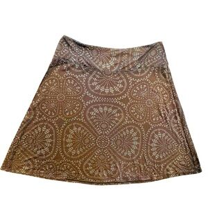 Patagonia Stretch Pull On Print Skirt Sz S